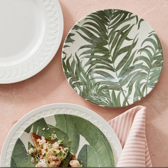 Pottery Barn Leaf Plates